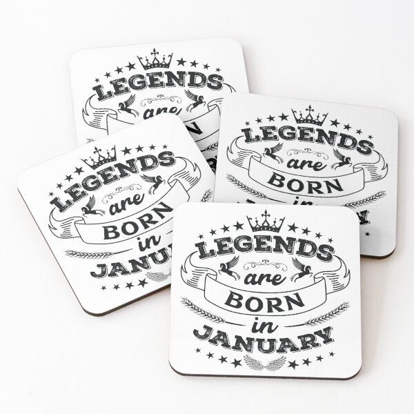 Item preview, Legends are born in January designed and sold by Beefytee.