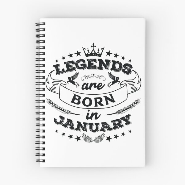 Item preview, Legends are born in January designed and sold by Beefytee.