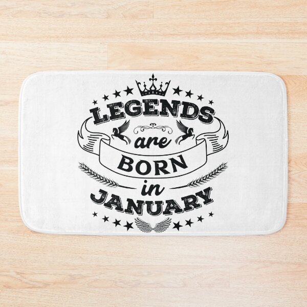 Item preview, Legends are born in January designed and sold by Beefytee.
