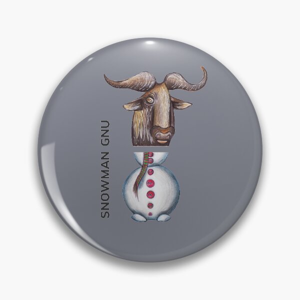 Item preview, SNOWMAN GNU by FrankenDuo topaz grey designed and sold by FrankenDuo.