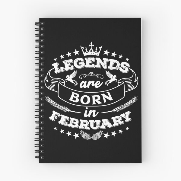 Item preview, Legends are born in February designed and sold by Beefytee.