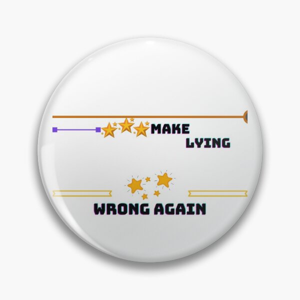 Item preview, Make Lying Wrong Again designed and sold by The Full Cart.
