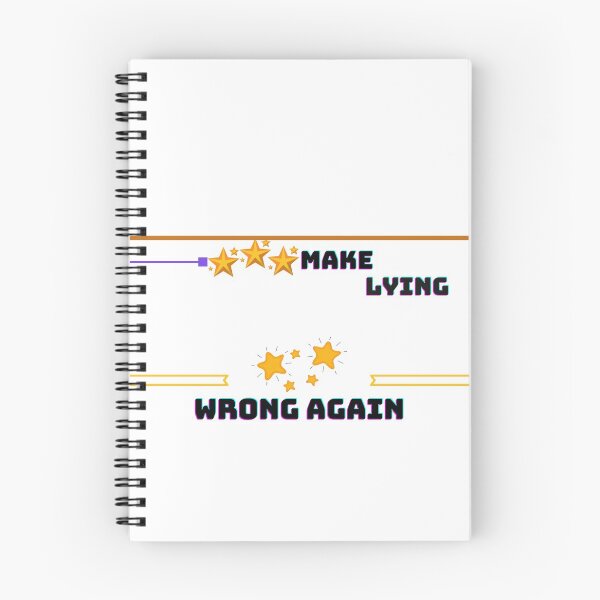 Item preview, Make Lying Wrong Again designed and sold by The Full Cart.