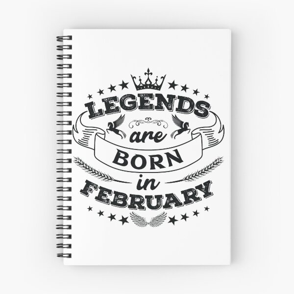 Item preview, Legends are born in February designed and sold by Beefytee.
