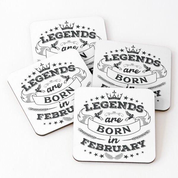 Item preview, Legends are born in February designed and sold by Beefytee.