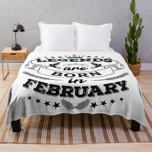 Item preview, Legends are born in February designed and sold by Beefytee.