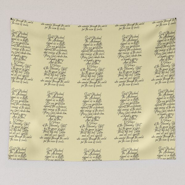 Item preview, St Michael Archangel prayer designed and sold by neteor.