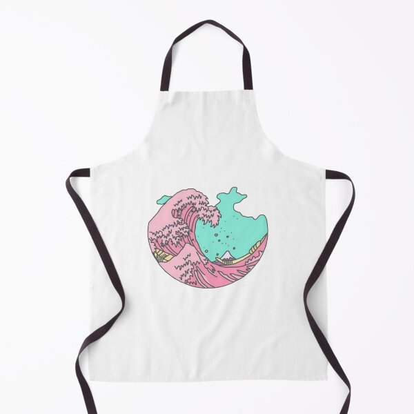 Artikelvorschau, Great Wave Aesthetic Vaporwave entworfen und verkauft von stickertopic.