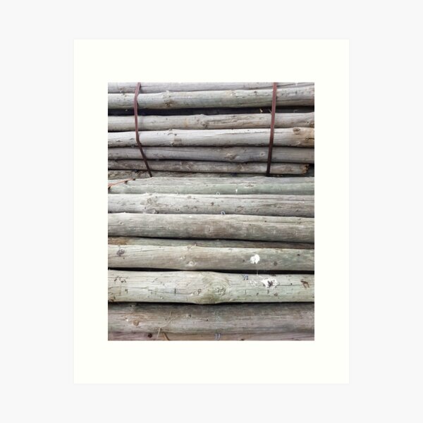 Item preview, Vineyard posts - by Avril Thomas - Adelaide Hills Wine Region - Fleurieu Peninsula - Wine Region designed and sold by MagpieSprings.