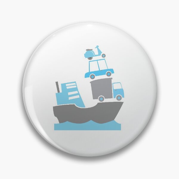 Item preview, Scooter on a car on a truck on a ferry designed and sold by lakazdi.