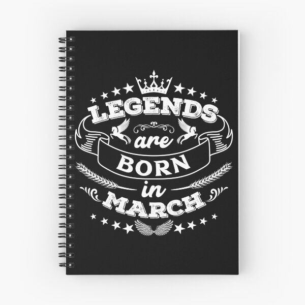Item preview, Legends are born in March designed and sold by Beefytee.