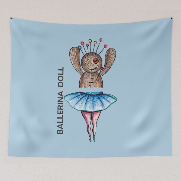 Item preview, BALLERINA DOLL by FrankenDuo aqua blue designed and sold by FrankenDuo.