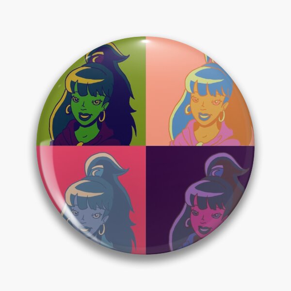 Artikelvorschau, Multicolor Fallon - Andy Warhol Style Jewel Riders Retro Rainbow Art | Madonna entworfen und verkauft von The Jewel Riders Archive.