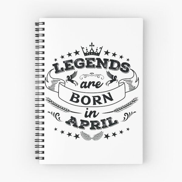 Item preview, Legends are born in April designed and sold by Beefytee.