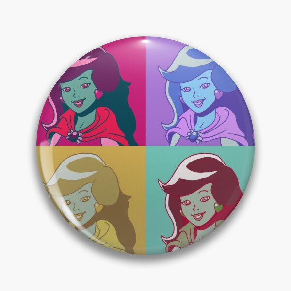 Artikelvorschau, Multicolor Tamara - Andy Warhol Style Jewel Riders Retro Rainbow Art | Madonna entworfen und verkauft von The Jewel Riders Archive.