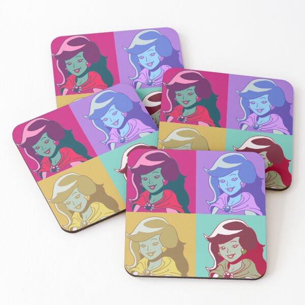 Aperçu de l'œuvre Multicolor Tamara - Andy Warhol Style Jewel Riders Retro Rainbow Art | Madonna créée et vendue par The Jewel Riders Archive.