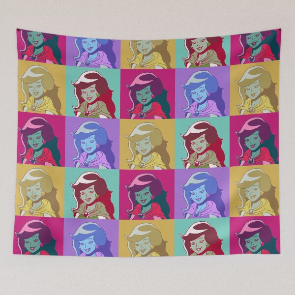 Aperçu de l'œuvre Multicolor Tamara - Andy Warhol Style Jewel Riders Retro Rainbow Art | Madonna créée et vendue par The Jewel Riders Archive.