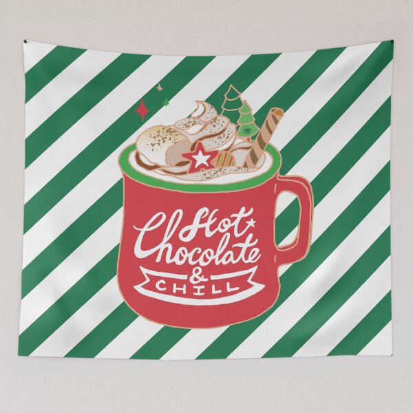 Item preview, Hot Chocolate & Chill | Quarantine Christmas | Curious Eyeball designed and sold by CuriousEyeball.