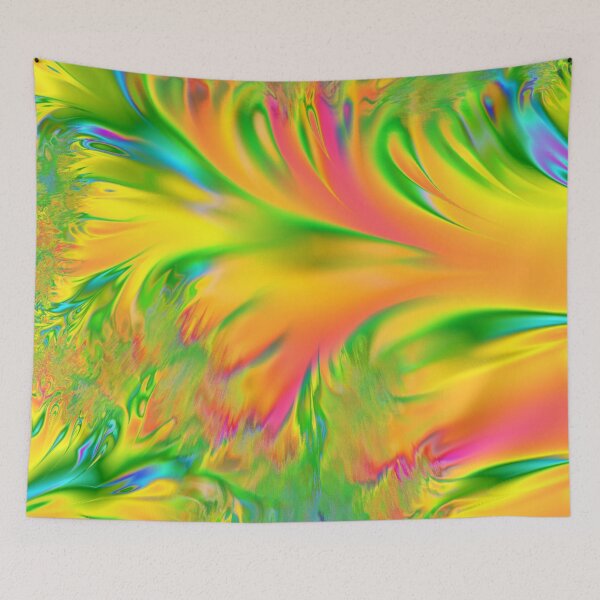 Item preview, Party Time 3 | Yellow and Green Smear | Swirling Fractals designed and sold by JillyJ05.