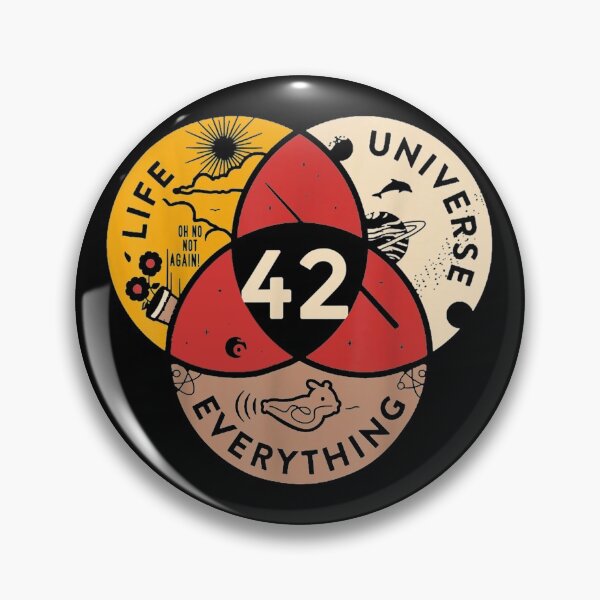 Item preview, 42 Answer to Life Universe and Everything science designed and sold by Kennedyisaac.