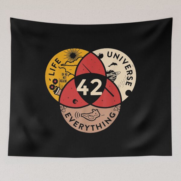 Item preview, 42 Answer to Life Universe and Everything science designed and sold by Kennedyisaac.
