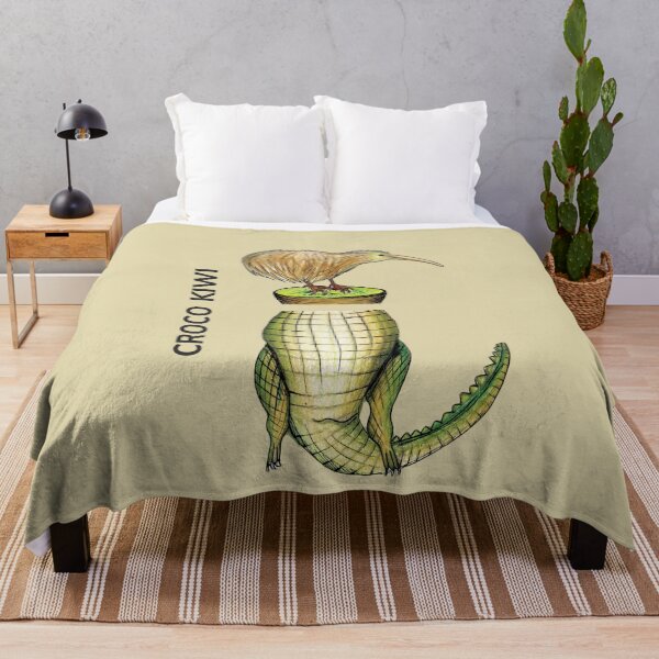 Aperçu de l'œuvre CROCO KIWI by FrankenDuo creamy sand créée et vendue par FrankenDuo.