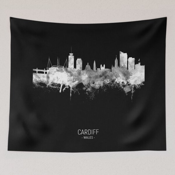 Item preview, Cardiff Wales Skyline designed and sold by ArtPrints.