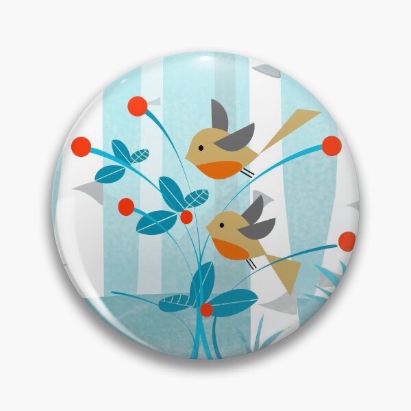 Item preview, Cute Winter Birds designed and sold by mirimo.