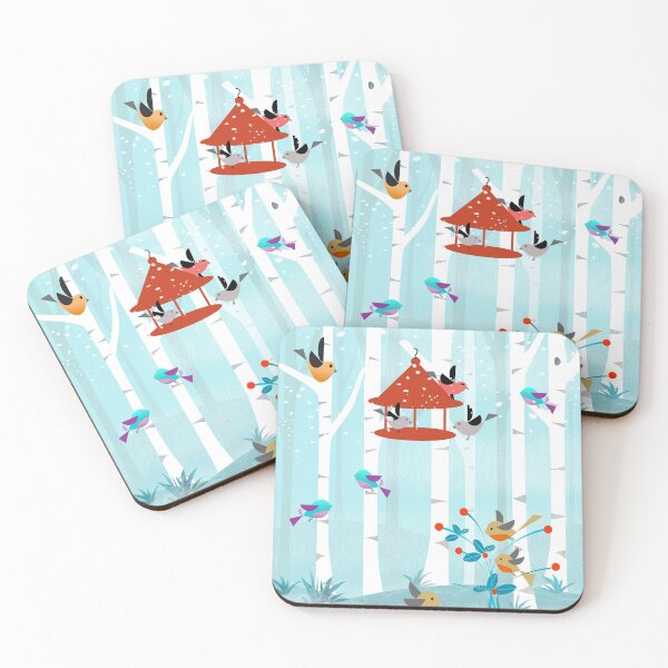 Item preview, Cute Winter Birds designed and sold by mirimo.