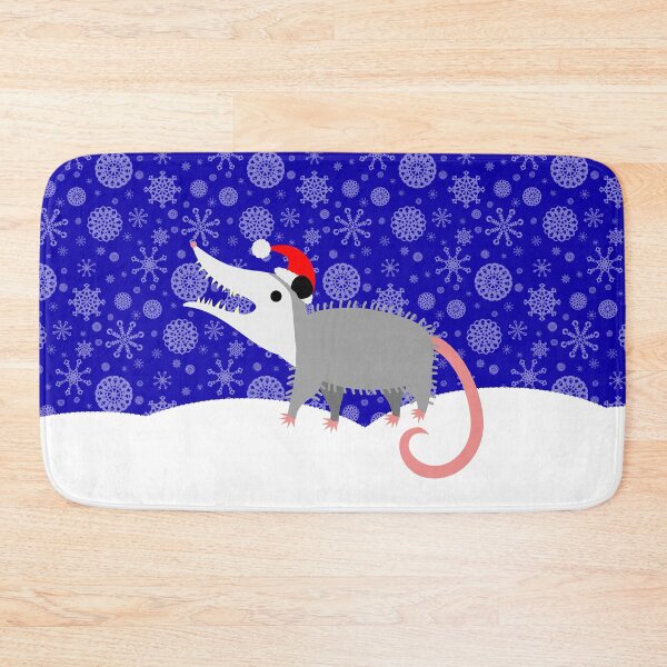 Item preview, Christmas Opossum Snow Scene designed and sold by dysperdis.