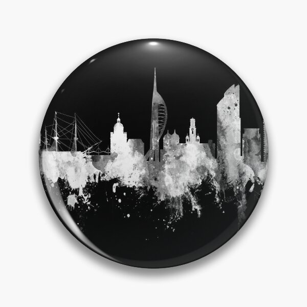 Item preview, Portsmouth England Skyline designed and sold by ArtPrints.