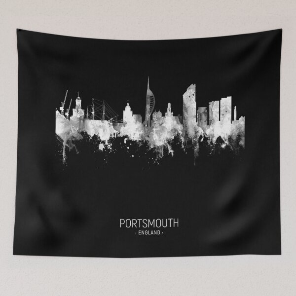 Item preview, Portsmouth England Skyline designed and sold by ArtPrints.