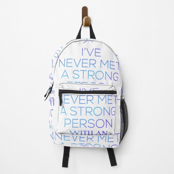 Item preview, I've Never Met A Strong Person With An Easy Past, beautiful text design for you. designed and sold by Shubham2202.