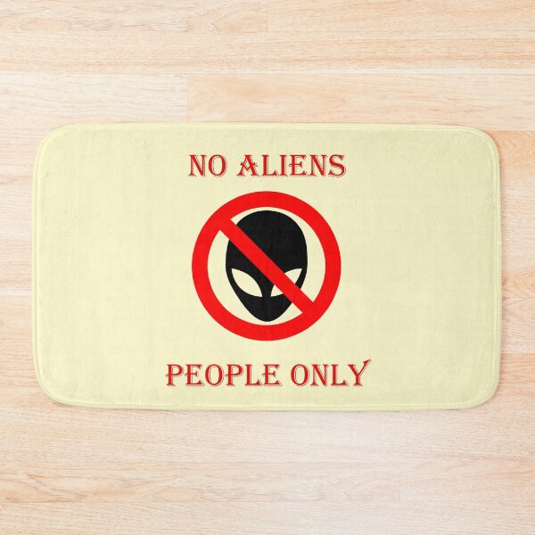 Item preview, No aliens, humans only designed and sold by helenkaiy.