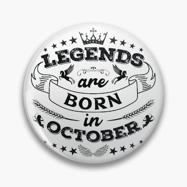Item preview, Legends are born in October designed and sold by Beefytee.