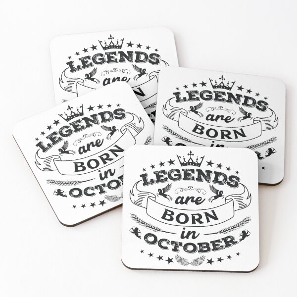 Item preview, Legends are born in October designed and sold by Beefytee.