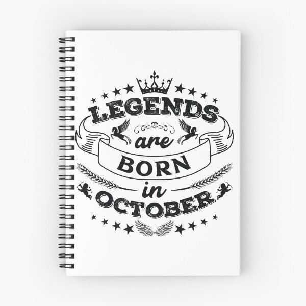 Item preview, Legends are born in October designed and sold by Beefytee.