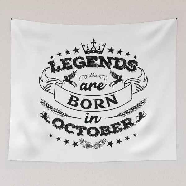 Item preview, Legends are born in October designed and sold by Beefytee.