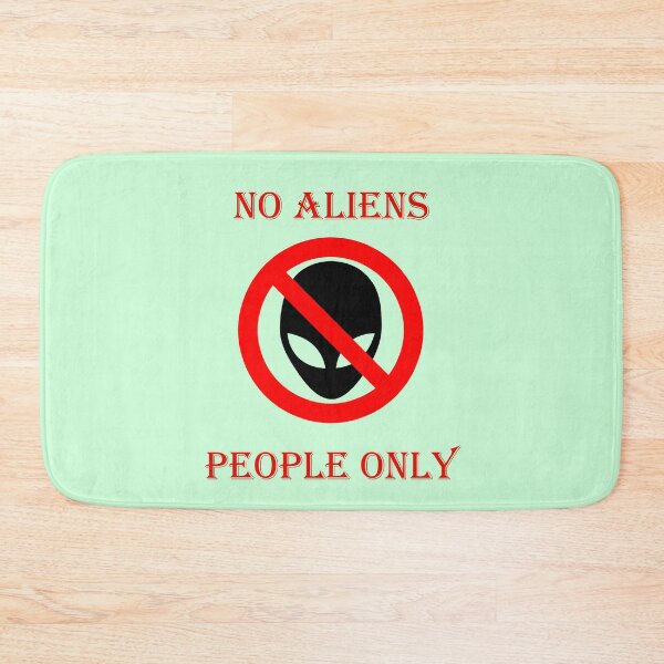 Item preview, No aliens, humans only designed and sold by helenkaiy.