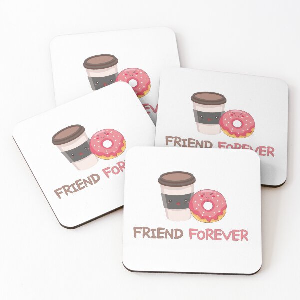Item preview, Donut And Coffee Friend Forever designed and sold by Style2Vie.