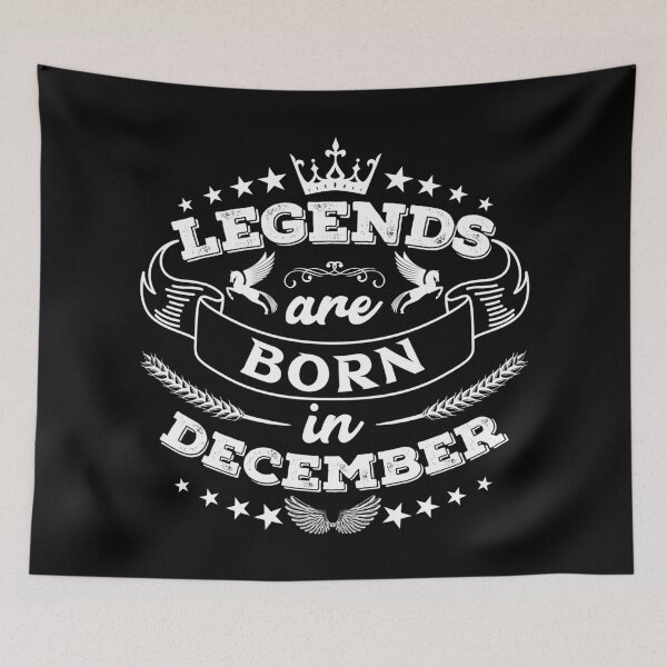 Item preview, Legends are born in December designed and sold by Beefytee.