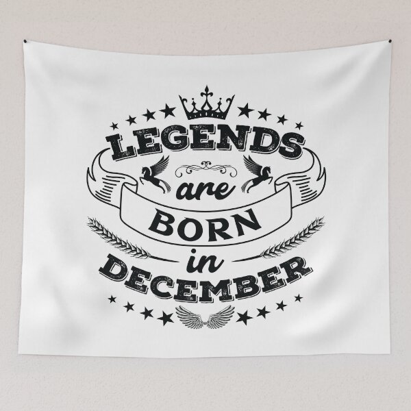 Item preview, Legends are born in December designed and sold by Beefytee.