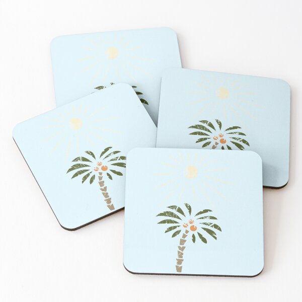 Item preview, Tropical palm and sun design with blue background designed and sold by Jake Purcell.