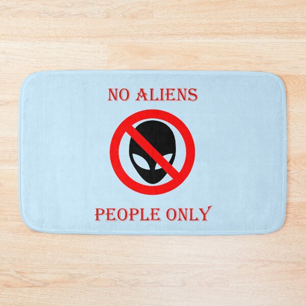 Item preview, No aliens, humans only designed and sold by helenkaiy.