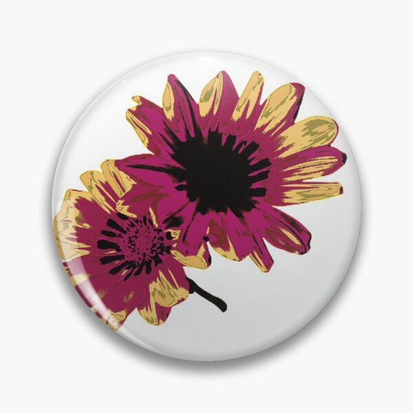 Item preview, Daisy Flowers Pop Art - pink & yellow designed and sold by Trixiloo.