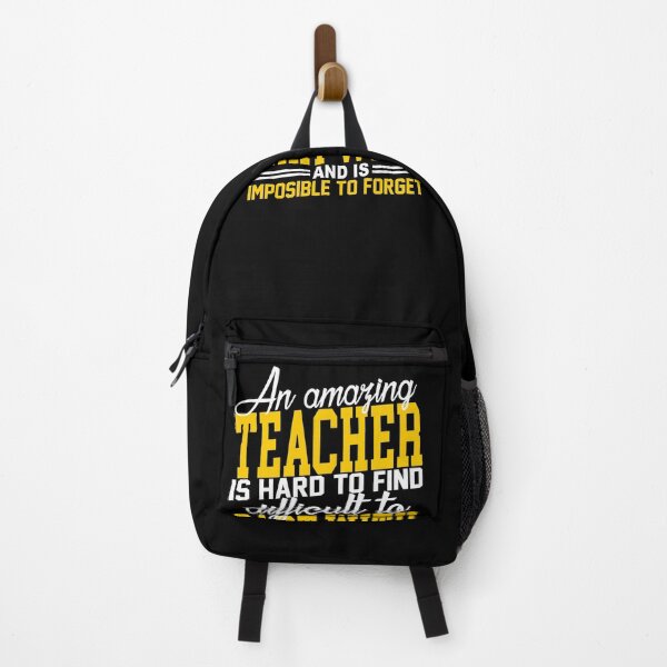 Item preview, an amazing teacher is hard to find difficult to part part with and is imposible to forget designed and sold by PUNCH ME IN SHOP.