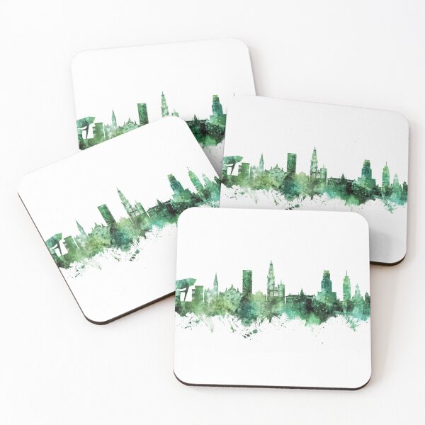 Item preview, Antwerp Belgium Skyline designed and sold by ArtPrints.