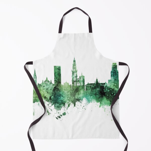 Item preview, Antwerp Belgium Skyline designed and sold by ArtPrints.
