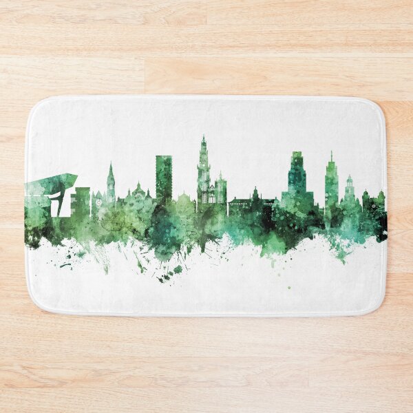 Item preview, Antwerp Belgium Skyline designed and sold by ArtPrints.