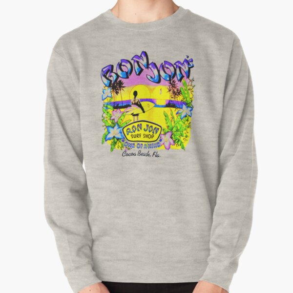 80s Ron Jon Surf Cocoa Beach Pullover Sweatshirt